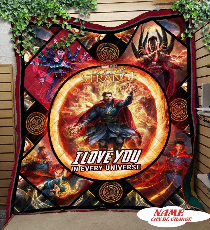 Personalized Docter Stranger 2022 Quilt Blanket Doctor Strange In The Multiverse Of Madness Custom Quilt